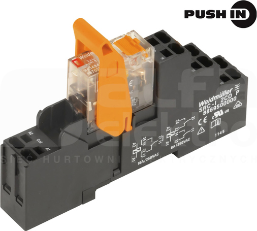 RCIKITP 230VAC 2CO LD/PB Zestaw przekaźnikowy