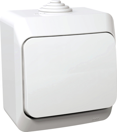 CEDAR PLUS IP44 biały Łącznik schodowy