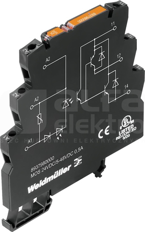 MOS 24VDC/5-48VDC 0,5A Optoizolator