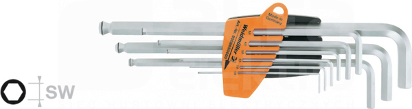 SK WSD-S 1,5-10,0 Zestaw kluczy imbusowych