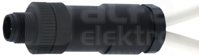 SAIS-ZW-5 M12 5P Wtyk męski prosty