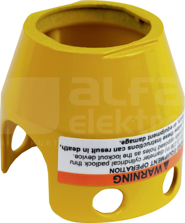 ZBZ1605*D40 ŻÓŁTA MOZŁ.BLOKA METAL.OSŁONA DO PRZYC.AWARYJ