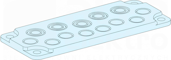 PŁYTA DŁAWIKOWA 20x16 Prisma plus
