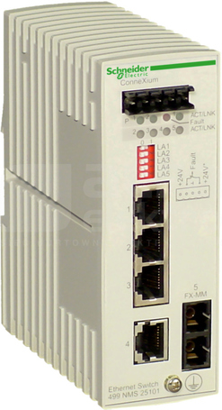 499NMS25101 SWITCH 4TX/1FX MM