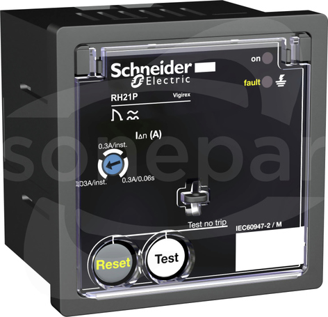 RH21P 220/240 V AC 50/60 Hz Z RĘCZ ZER. Przekaźnik różnicowy Vigirex