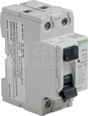 ID 2P 25A 30mA 120/240V typ-AC/SIE Wyłącznik różnicowoprądowy