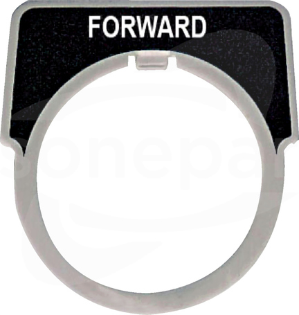  9001KN206 30mm FORWARD Legenda do przycisku