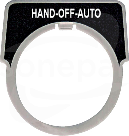 9001KN260 30mm T K oznakowana HAND/OFF/AUTO Legenda docisku