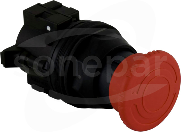 9001SKR16 FI40 czerwony FI30mm Przycisk zatrzymaniaAwaryjnego