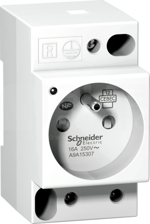 IPC 10/16A 250V Gniazdo modułowe z lampką