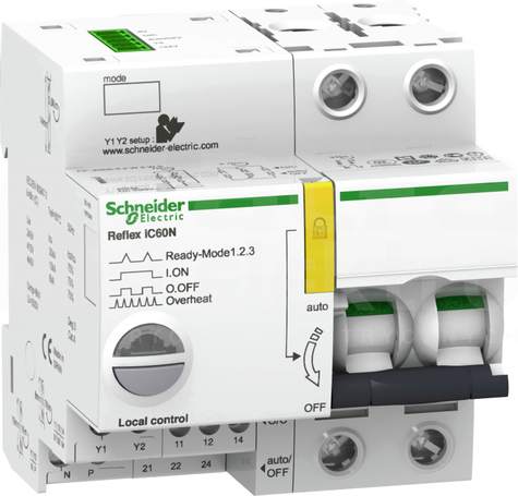 REFLEX iC60N TI24 2P B25A 10kA Wyłącznik nadprądowy izolowany
