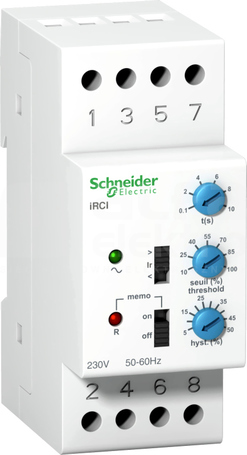 IRCI 8A 230V 50/60Hz 1OC Przekaźnik kontroli prądu