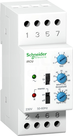IRCU 8A 230V 50/60Hz 1OC Przekaźnik kontroli napięcia