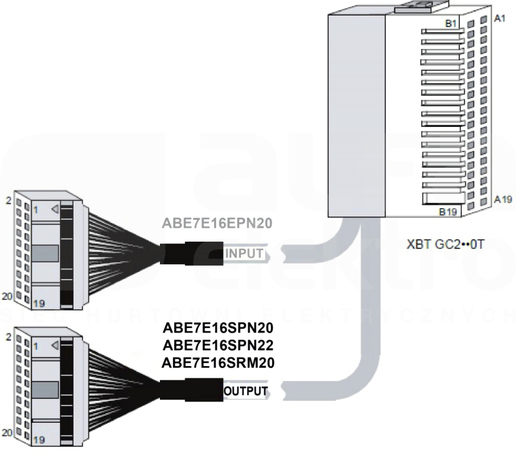 ABE7E16SPN20 16 KAN TELEFAST DO MOD.WY TWIDO