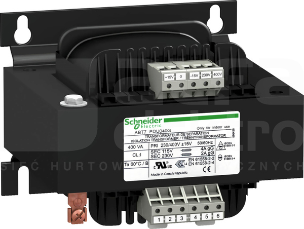 ABT7PDU160G 230(400)/2x115V TRANSFORMATOR 1,6kVA