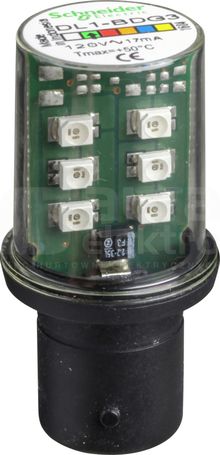 DL1BDG3*ZIELONA DIODA LED TRZONEK BA 15D 120