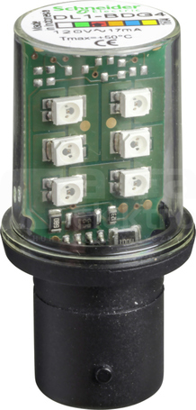 DL1BDG4*CZERWONA DIODA LED TRZONEK BA 15D 120
