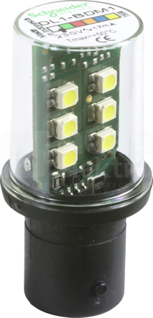DL1BDM1*BIALA DIODA LED TRZONEK BA 15D 230