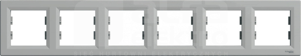 ASFORA aluminium Ramka 6-krotna pozioma