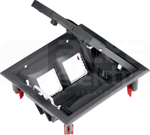 ULTRA 4 moduły Puszka podłogowa do gniazd 45x45