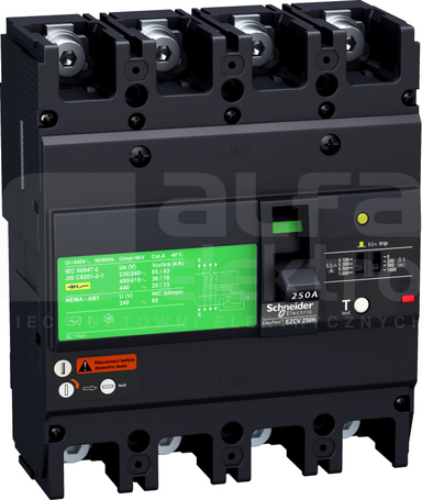 EZCV250N3160 160A 3P 25kA WYŁĄCZNIK EASYPACT