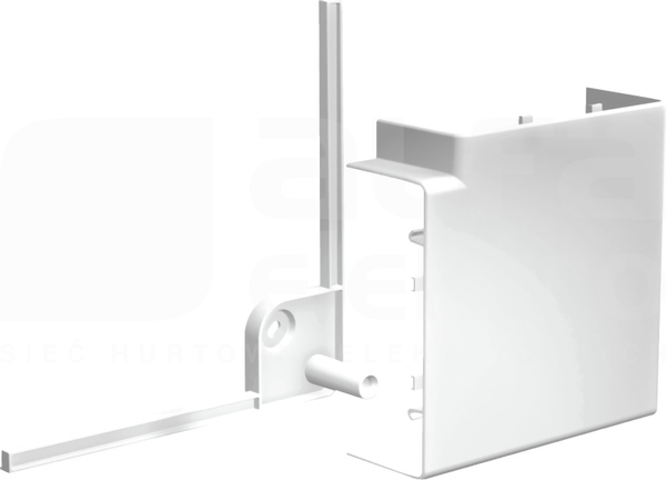 ISM10103P 75x55 biały OPTILINE KOLANKO 90'