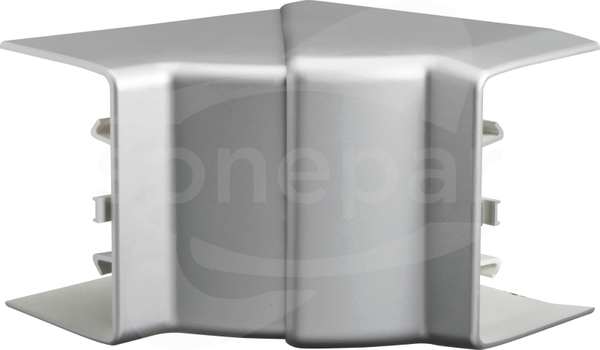 Optiline 45 ISM10551 PC/ABS - aluminium Łącznik narożny wewnętrzny