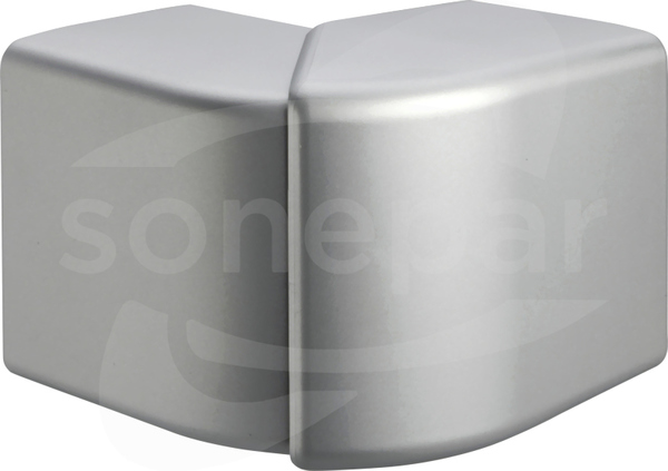 Optiline 45 ISM10352 PC/ABS - aluminium Łącznik narożny wewnętrzny