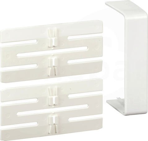 ISM10206P- 95 x 55mm - PC/ABS - biel polarna Łącznik wewnętrzny