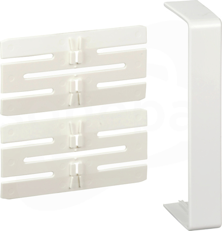 ISM10306P- 140 x 55mm - PC/ABS - biel polarna Łącznik wewnętrzny