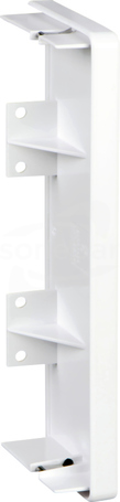 ISM10404P 165 x 55mm - PC/ABS - biel polarna Zaślepka