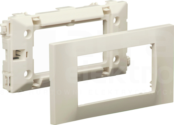 ISM15100 2x45 biały ADAPTER OSPRZĘTU 45x45mm