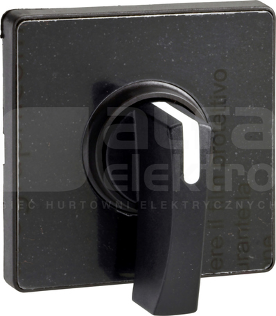 KAD1H Głowica oper 60X60mm czarna