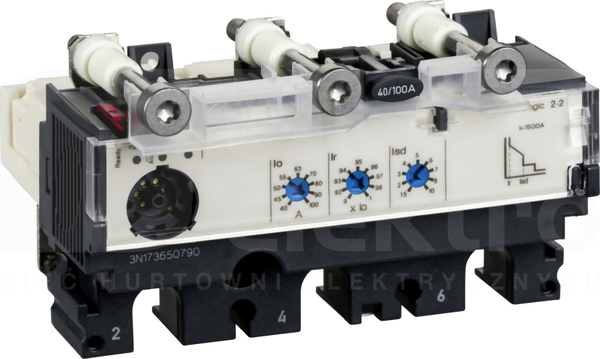 3P3D Micrologic 2.2 100A COMPACT NSX -ZABEZPIECZENIE