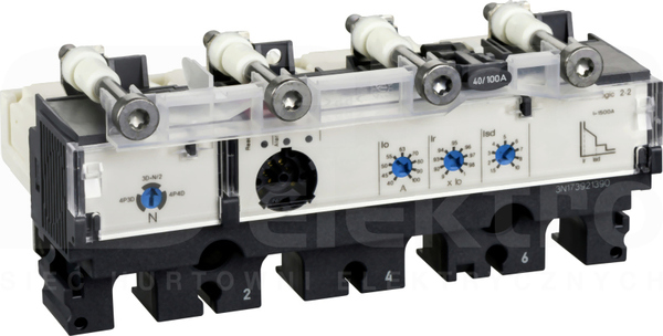 4P4D Micrologic 2.2 100A COMPACT NSX -ZABEZPIECZENIE