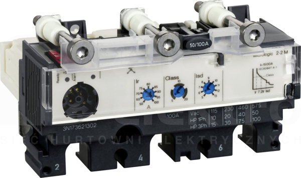 3P3D Micrologic 2.2 160/250A COMPACT NSX -ZABEZPIECZENIE