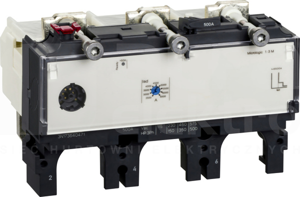 3P3D Micrologic 1.3M 500A COMPACT NSX -ZABEZPIECZENIE