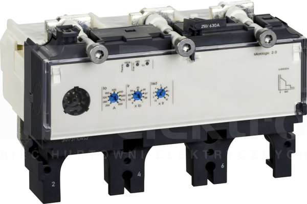 NSX630 MICROLOGIC 2.3 630A COMPACT 3P3D ZABEZPIECZENIE