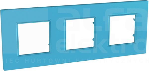UNICA QUADRO aqua Ramka 3-krotna