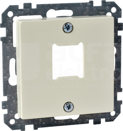 MERTEN SYSTEM M kremowy Płytka centralna mechanizmu gniazda RJ11/RJ45