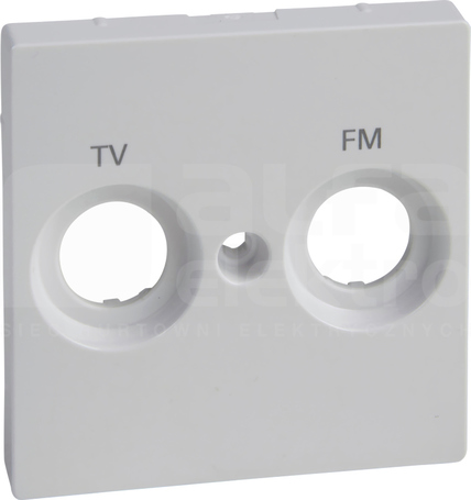 MERTEN SYSTEM M biały active Płytka centralna oznaczona FM+TV do gniazd antenowych
