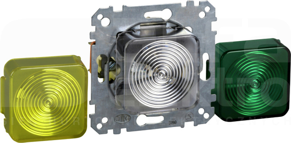 MERTEN E10 zielony/żółty/biały Mechanizm sygnalizacji świetlnej
