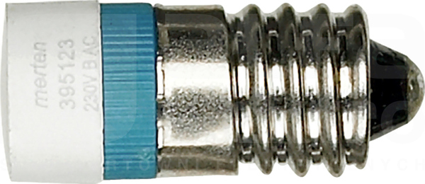 MERTEN E10 230VAC/DC niebieski Żarówka
