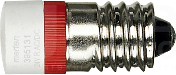MERTEN E10 24VAC/DC czerwony Żarówka