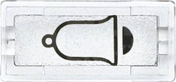 MERTEN przezroczysty Symbol klawisza dzwonek
