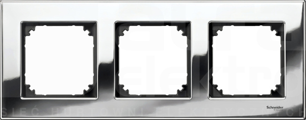 MERTEN M-ELEGANCE chrom Ramka 3-krotna metal