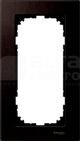 MERTEN M-ELEGANCE wenge Ramka 2-krotna drewno b/przegr.