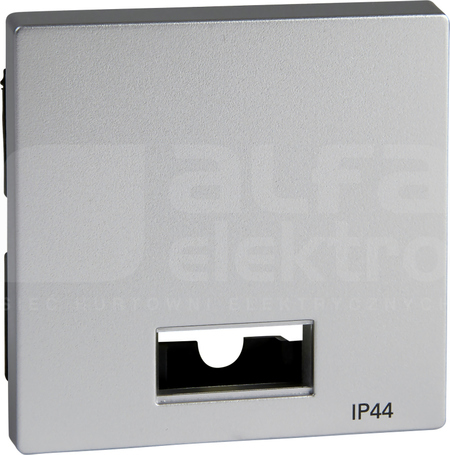 MERTEN SYSTEM M IP44 aluminium Klawisz pojedynczy z dużym okienkiem