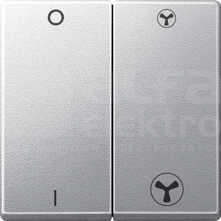 MERTEN SYSTEM M aluminium Klawisz łącznika wentylatora