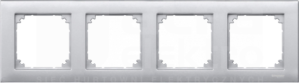 MERTEN M-PLAN aluminium Ramka 4-krotna